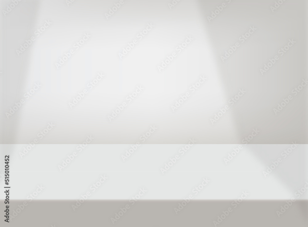 Poster product background with soft shadow. empty background for product presentation. vector illustration.