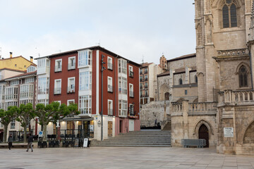 Fototapeta premium Streets of the city of Burgos, Castilla Leon, Spain