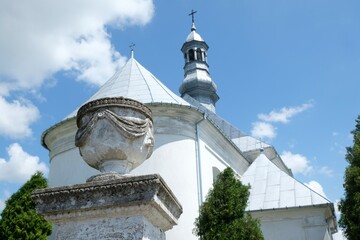 Historic church in Pelczyska, Ponidzie, Swietokrzyskie, Poland.