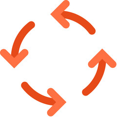 four flat icon