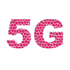 illustration of a letter with a 5G technology