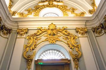 Interior of St. Andrew's Church in Kyiv, Ukraine  