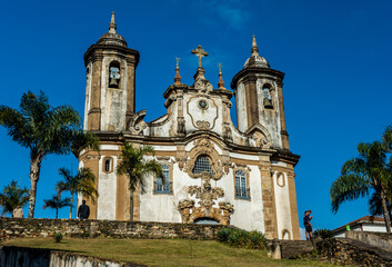 A cidade de Ouro Preto, Minas Gerais, Brasil - obrazy, fototapety, plakaty