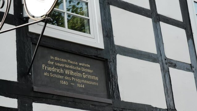 Home of Friedrich Wilhelm Grimme in Brilon, Germany