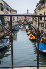 View of a Romantic Canal in Venice, Veneto, Italy, Europe, World Heritage Site