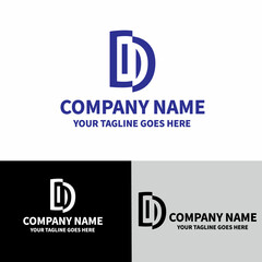 D logo design or d letter logo design with extremes graphics design. 