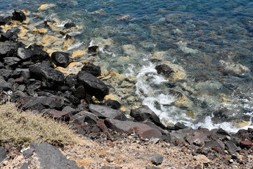 Obraz premium flow on the beach in hawaii