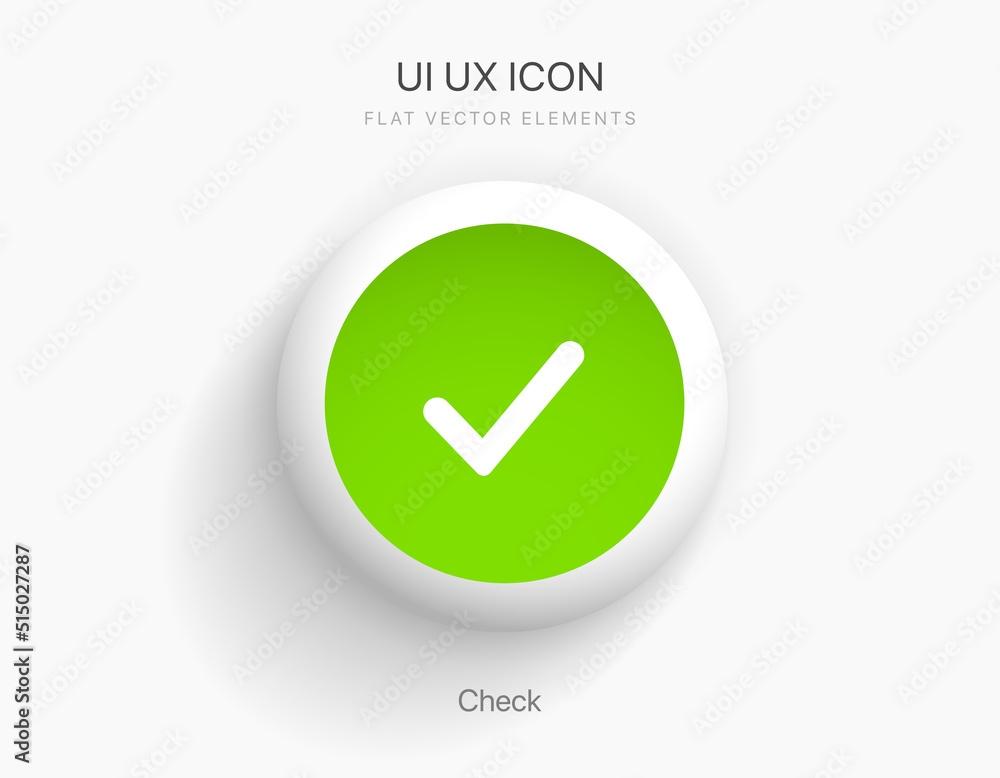 Poster yes sign. checkmark and check icon. approval check and true icon. set quality sign, green tick. appr