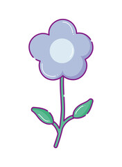 flower cartoon icon