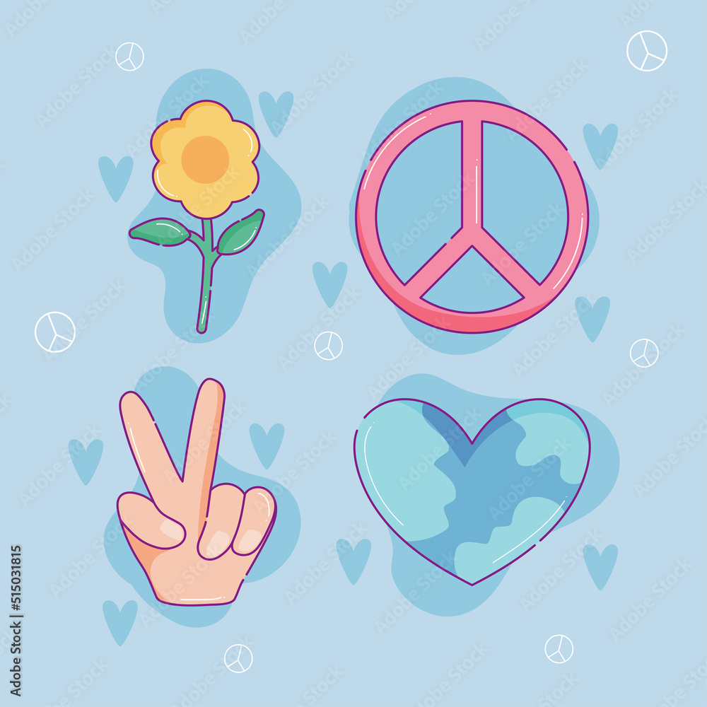 Sticker international day of peace