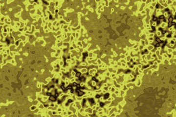 Abstract patterned art orange yellowish green gradient grunge illustration.