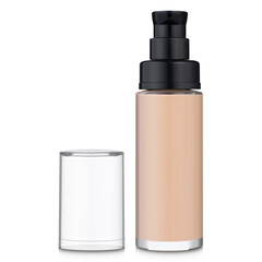 Mockup cosmetics bottle, foundation