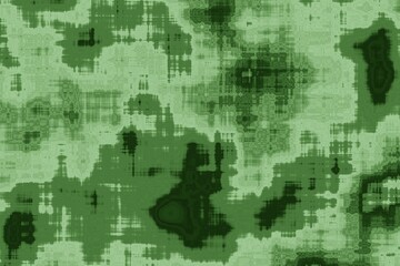 Abstract patterned art leaf green gradient grunge illustration.