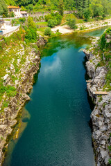 Unterwegs im schönen Soca-Tal bei Kanal ob Soči - Slowenien