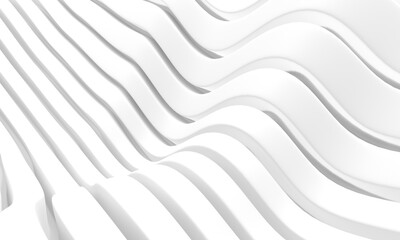 White stripe waves pattern futuristic background