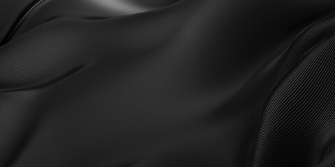 Obraz premium Metallic abstract wavy liquid background