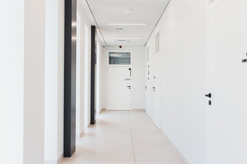 hospital corridor in hospital