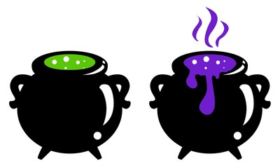 Witch Cauldron vector, Witch Shirt Svg, Witch Sticker Eps, Witches Brew illustration