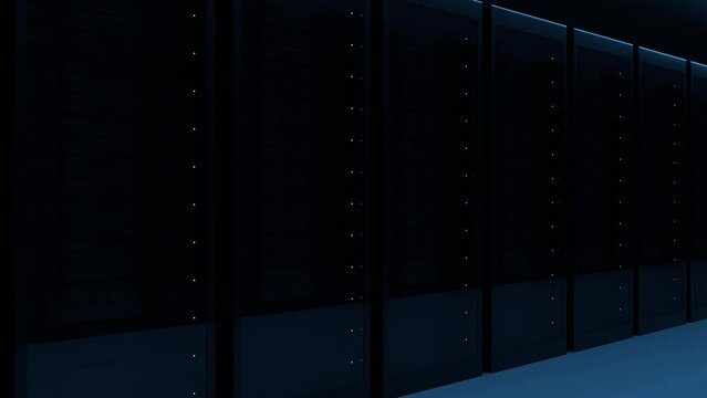 Data center server room infinite loop