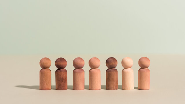 Diversity in communities concept photo illustration. Blank for creative mockup. Human resources, equal opportunity and overcoming adversity in modern culture.