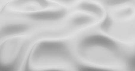 Naklejka premium White cloth texture background. 3d rendering.