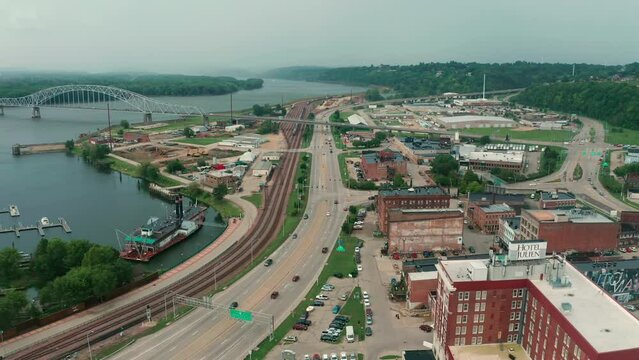 Dubuque is an Iowa city on the Mississippi River. 