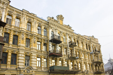 Historical buiding in downtown in Kyiv, Ukraine