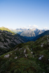 Fototapeta na wymiar Breathtaking views over the Tyrol region