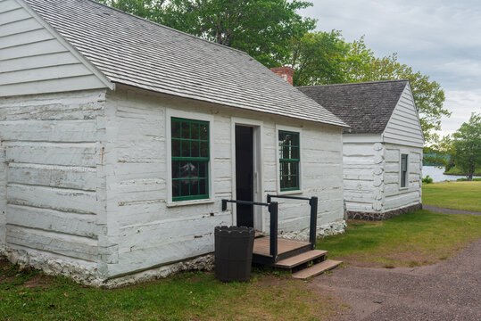 Historic Fort Wilkins building used for baking bread and other goods