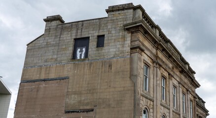 Visualization of the former inhabitants of the house intended for demolition