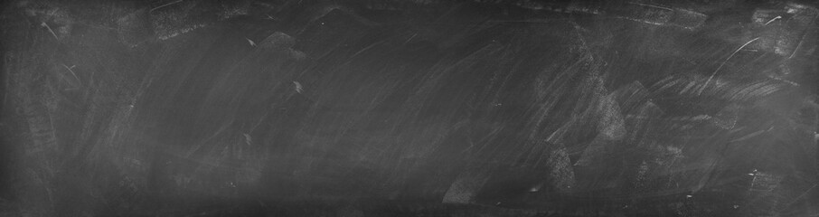 Chalk rubbed out on blackboard background - obrazy, fototapety, plakaty