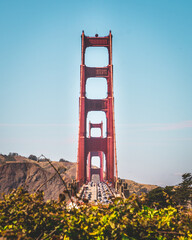 Golden Gate Bridge. San Francisco, California.