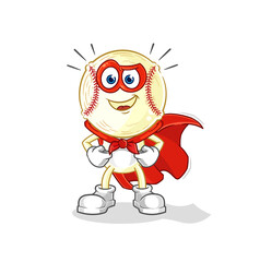 baseball head heroes vector. cartoon character