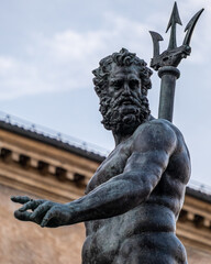 Statue of Neptune in Bologna,Italy © Luca