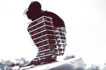 Double exposure Women