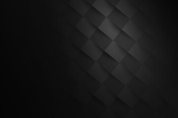 Modern 3d black paper style background