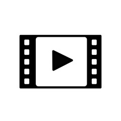 video player icon vector