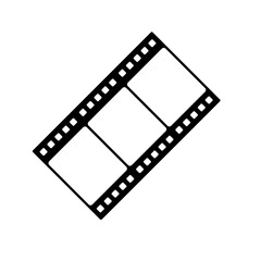 film strip isolated on white  - vector icon