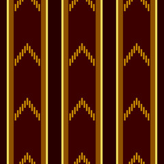 Seamless pattern inspired by "kain tenun", Indonesian traditionally woven fabric.