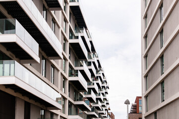 Riverscape Luxury new-build riverside apartments in Silvertown, Newham, London,  England, June 19,...