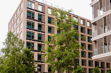 Riverscape Luxury new-build riverside apartments in Silvertown, Newham, London,  England, June 19, 2022 © Abdul