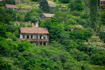 old house in the mountains