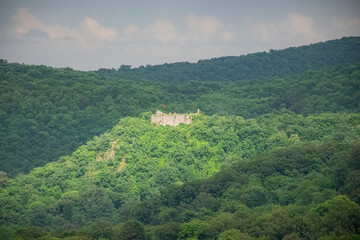 castle in the mountains