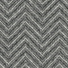 Charcoal Mélange Textured Chevron Pattern