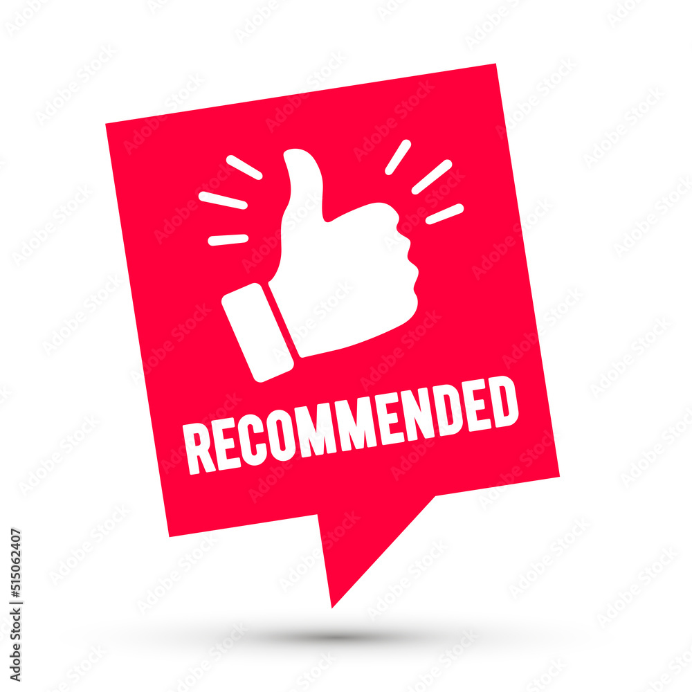 Poster minimal speech bubble with text recommended