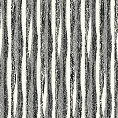 Monochrome Distressed Textured Striped Pattern
