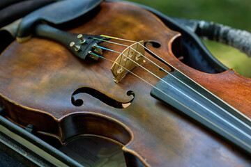 Geige - ein Musikinstrument aus Holz