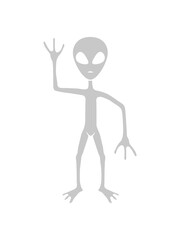 Außerirdischer Besucher Begrüßung Alien 