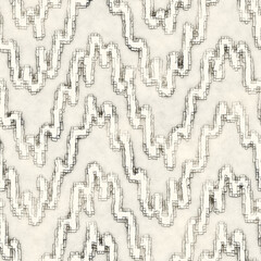 Ink-Dyed Effect Textured Contoured Chevron Pattern