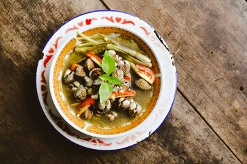 Blood Clam cooked in gravy